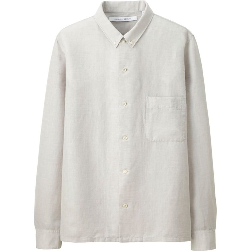 LEMAIRE x UNIQLO Linen Cotton Long-Sleeve Shirt S